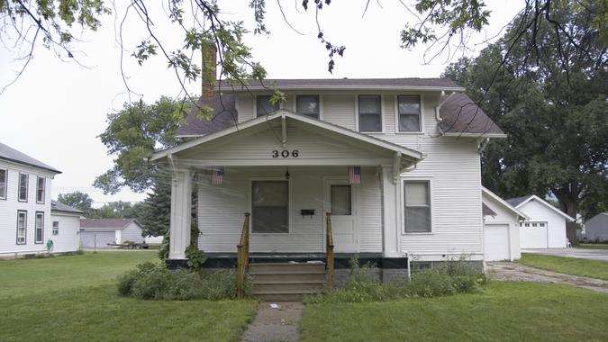 AUGUST 2007 - Childhood home of Johnny Carson, the host of The Tonight Show NBC TV, Norfolk, Nebraska.