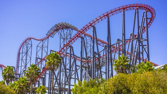 Six Flags Magic Mountain in Valencia, California