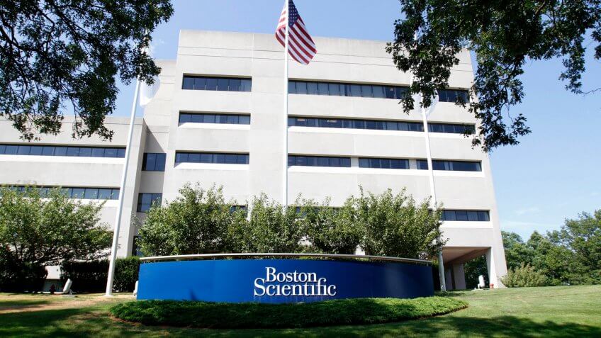 Mandatory Credit: Photo by Steven Senne/AP/REX/Shutterstock (6318260c)Boston Scientific Corporation headquarters is seen, in Natick, Mass.