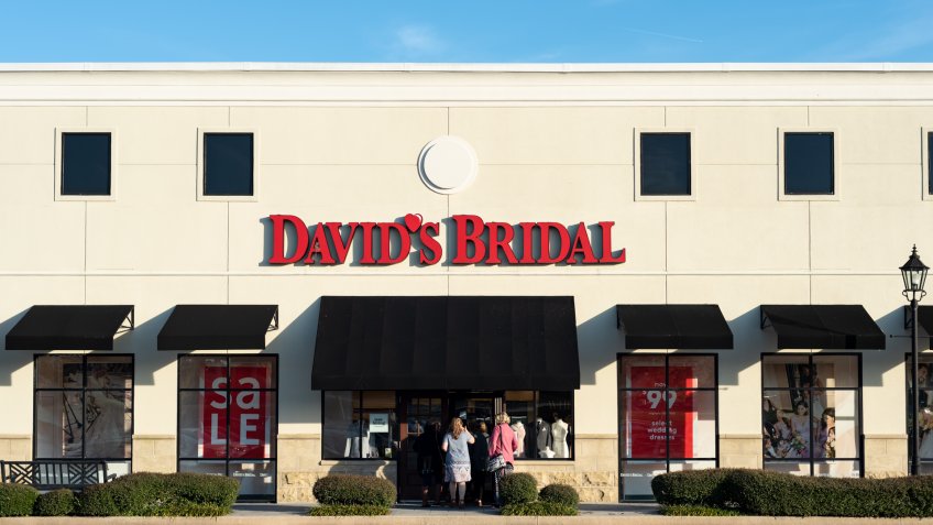 David's Bridal outdoor storefront on Gunbarrel Road in Chattanooga, Tennessee,USA.