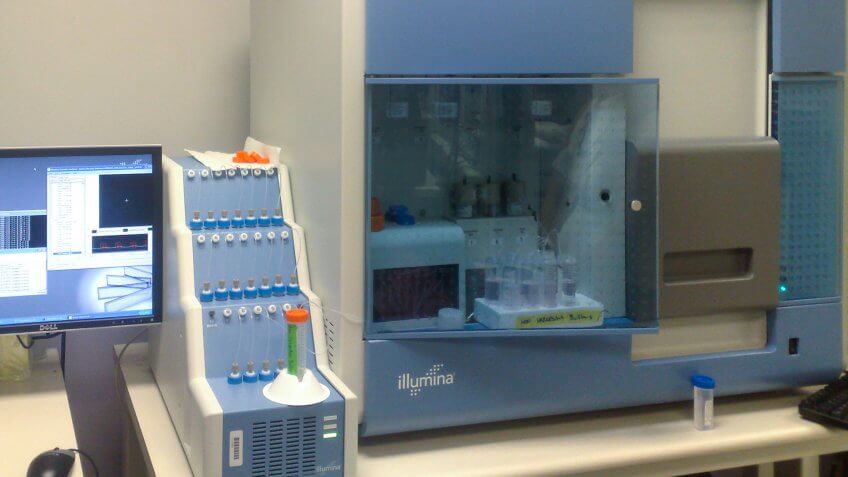 Illumina Gene Sequencing machine