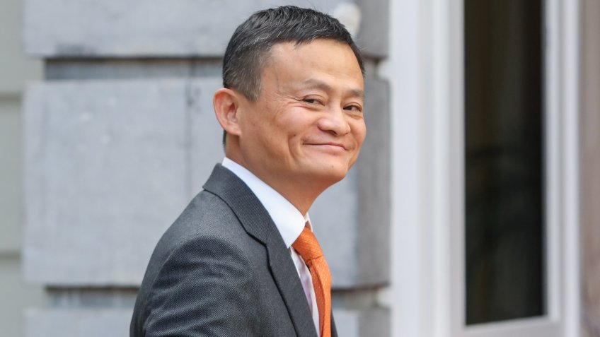 Mandatory Credit: Photo by STEPHANIE LECOCQ/EPA-EFE/REX/Shutterstock (9733306g)Jack MaFounder and executive chairman of Chinese e-commerce company Alibaba Group in Brussels, Belgium - 03 Jul 2018Jack Ma, the founder and executive chairman of Chinese e-commerce company Alibaba Group arrives for a meeting with Belgian Prime Minister Charles Michel at the Lambermont in Brussels, Belgium, 03 July 2018.