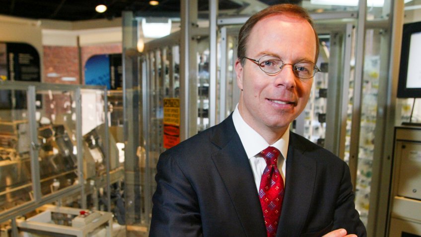 Mandatory Credit: Photo by George Nikitin/AP/REX/Shutterstock (6383353a)John Hammergren John Hammergren, CEO of McKesson Corporation, poses for a photo in the Vision Center at corporate headquarters in San Francisco.