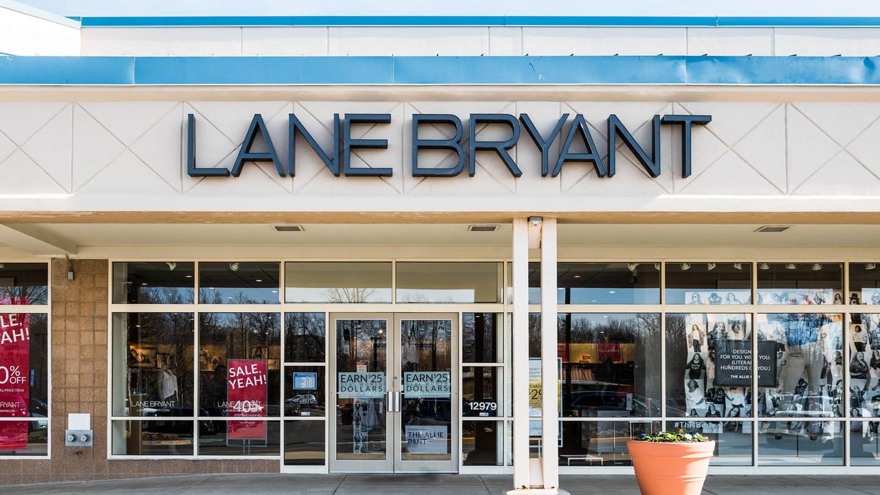 Fairfax, USA - February 18, 2017: Lane Bryant store for plus sized clothing.