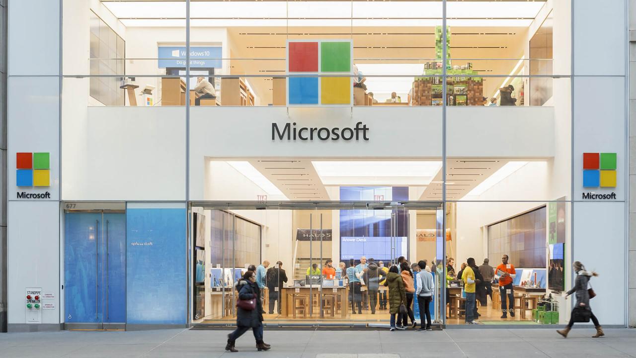 Microsoft store in New York City