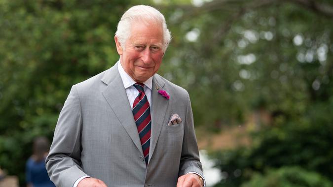 Mandatory Credit: Photo by Matthew Horwood/WPA Pool/Shutterstock (12202367r)Prince Charles, President of The Princes Trust, meets staff and young people involved in the Launched in Lockdown Programme during a visit to The Princes Trust, Cymru on July 9, 2021 in Cardiff, United Kingdom.