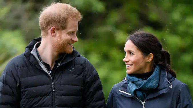 Mandatory Credit: Photo by Tim Rooke/REX/Shutterstock (9947231m)Prince Harry and Meghan Duchess of Sussex visit Abel Tasman National ParkPrince Harry and Meghan Duchess of Sussex tour of New Zealand - 29 Oct 2018.