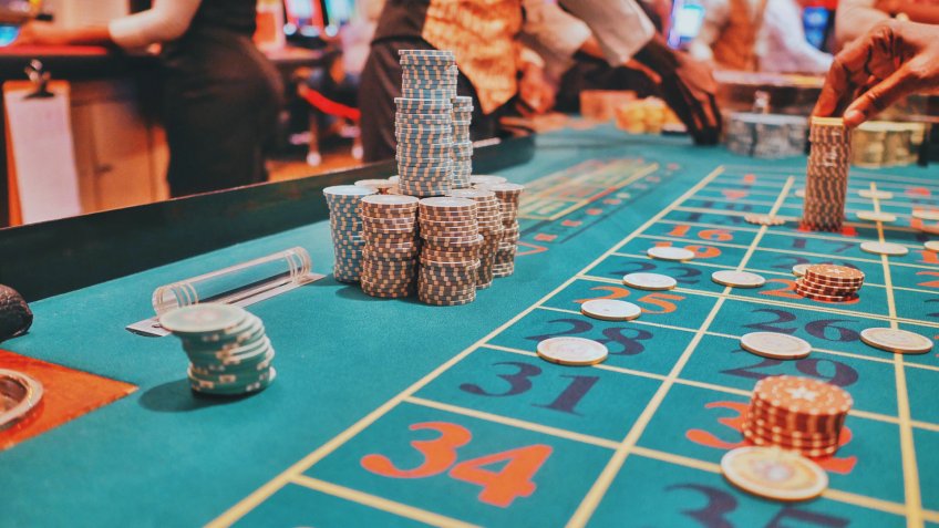 casion craps table