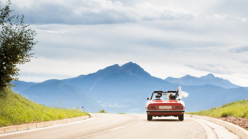 Trip in a cabriolet.