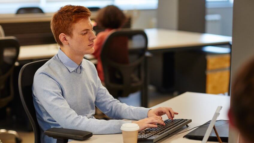 Young Business People Working in Their Office.