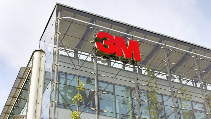 PRAGUE, CZECH REPUBLIC - MAY 22: 3M company logo on headquarters building on May 22, 2017 in Prague, Czech republic.