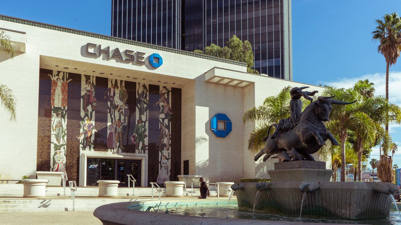 Chase Bank on Vine Street in Los Angeles California