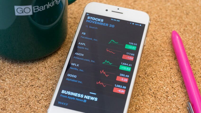 Facebook Apple Amazon Netflix Google stocks