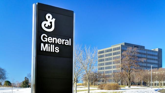 Golden Valley, USA - January 18, 2015: General Mills corporate headquarters and sign.