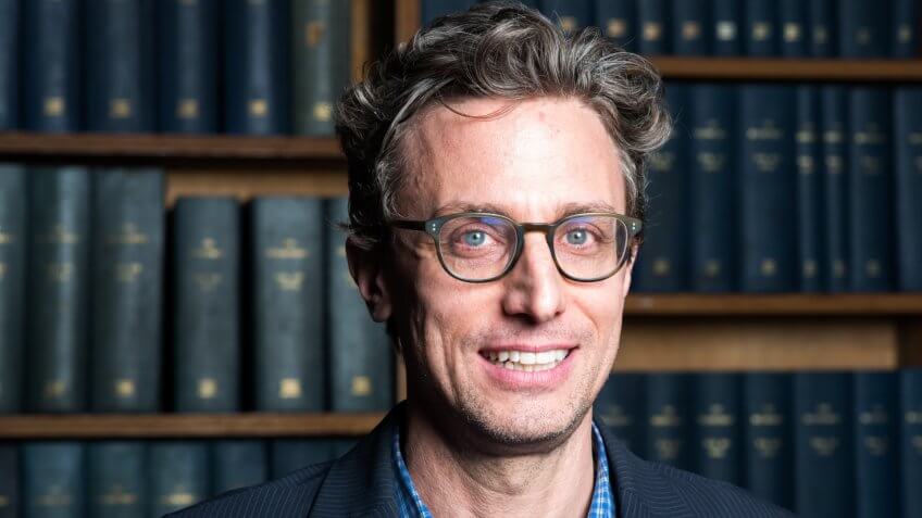 Mandatory Credit: Photo by Roger Askew/The Oxford Union/REX/Shutterstock (9473436a)Jonah Peretti, American internet entrepreneur, CEO of Buzzfeed and co-founder of the Huffington PostJonah Peretti at The Oxford Union, UK - 28 Feb 2018.