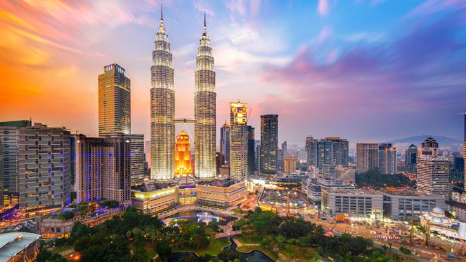 Petronas Towers, also known as Menara Petronas is the tallest buildings in the world from 1998 to 2004.