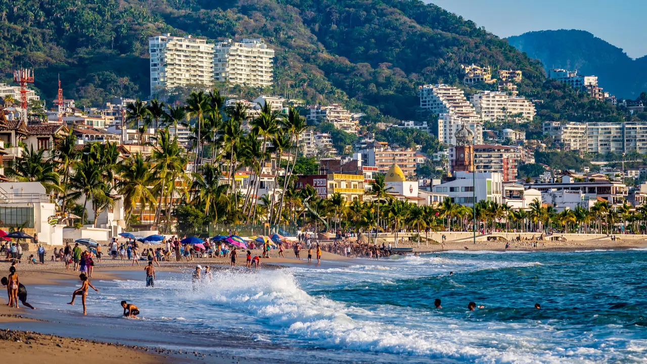 Wonderful view of Puerto Vallarta.