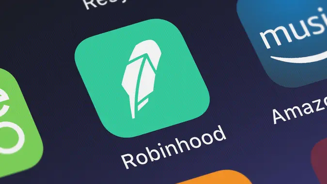 London, United Kingdom - October 05, 2018: Screenshot of Robinhood Markets, Inc.