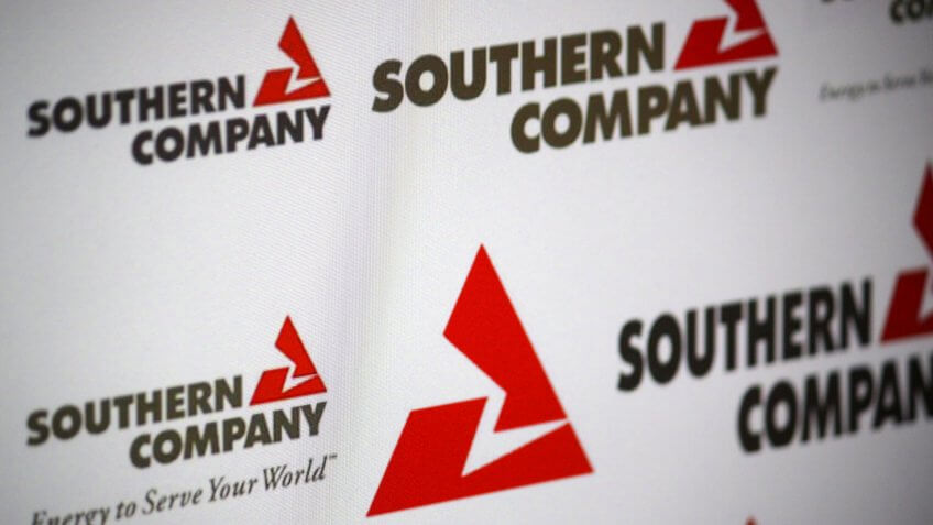 DECEMBER 2013 - BERLIN: the logo of the brand "Southern Company".