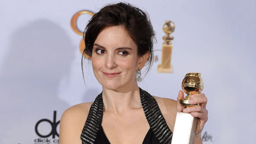 Mandatory Credit: Photo by Paul Buck/EPA/REX/Shutterstock (7589523b)Us Actress Tina Fey Holds the Golden Globe For Best Performance by an Actress in a Television Series-musical Or Comedy For ' 30 Rock' at the 66th Annual Golden Globe Awards at the Beverly Hilton Hotel in Beverly Hills California Usa 11 January 2009 the Golden Globes Honour Excellence in Film and TelevisionUsa Golden Globes - Jan 2009.