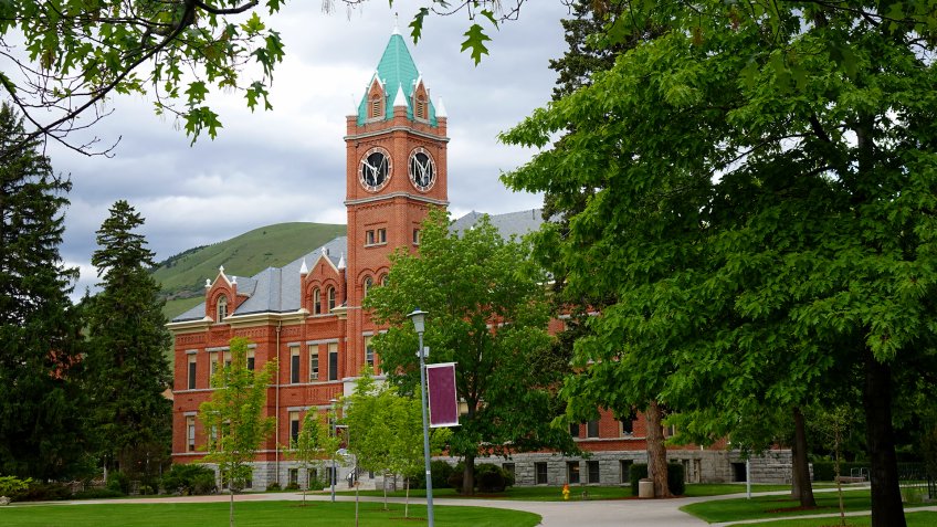 University Hall has been a landmark on the University of Montana campus in Missoula since 1898.