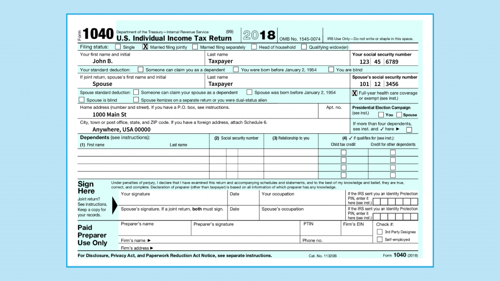 1040 Tax Table Married Filing Jointly | Elcho Table