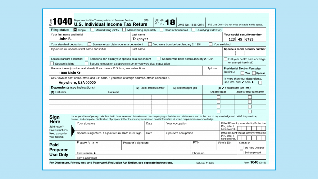 What Is The 1040 And What S The Difference Between The 1040 1040a