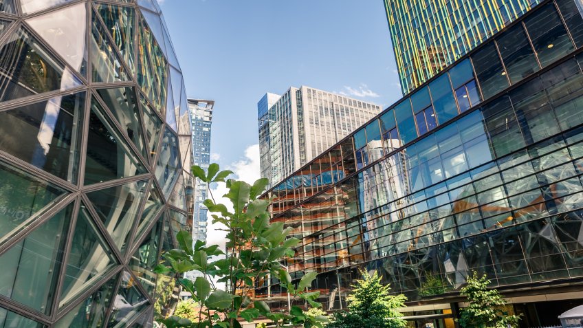 The Amazon World Headquarters Campus Spheres terrariums.