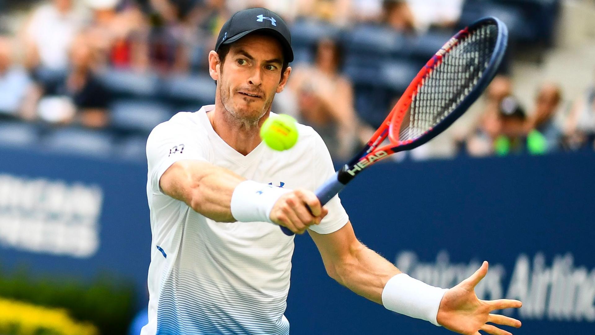 Mandatory Credit: Photo by Javier Garcia/BPI/REX/Shutterstock (9826937aw)Andy Murray during his second round matchUS Open Tennis Championships, Day 3, USTA National Tennis Center, Flushing Meadows, New York, USA - 29 Aug 2018.