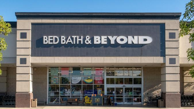 Mission Viejo, CA / USA - 07/24/2018: Bed Bath & Beyond Store Location.