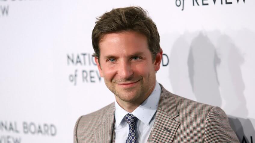 NEW YORK - JAN 8, 2019: Bradley Cooper attends the National Board of Review Awards at Cipriani on January 8, 2019, in New York.