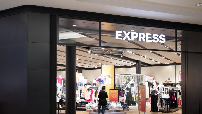 Philadelphia, Pennsylvania, May 30 2018: Express store front.