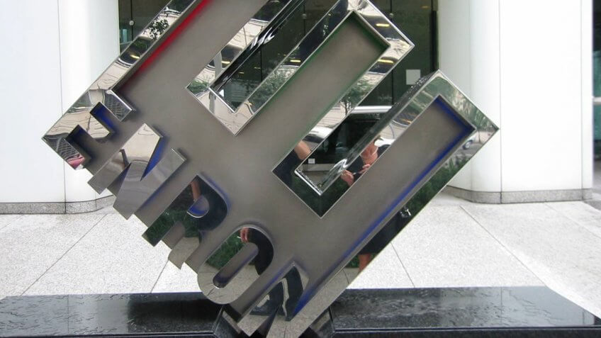 Enron sculpture in Houston