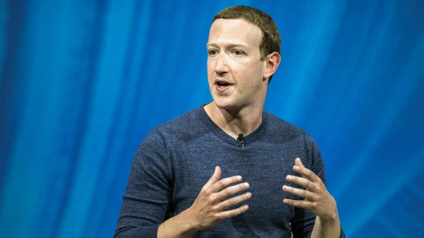 Facebook CEO Mark Zuckerberg