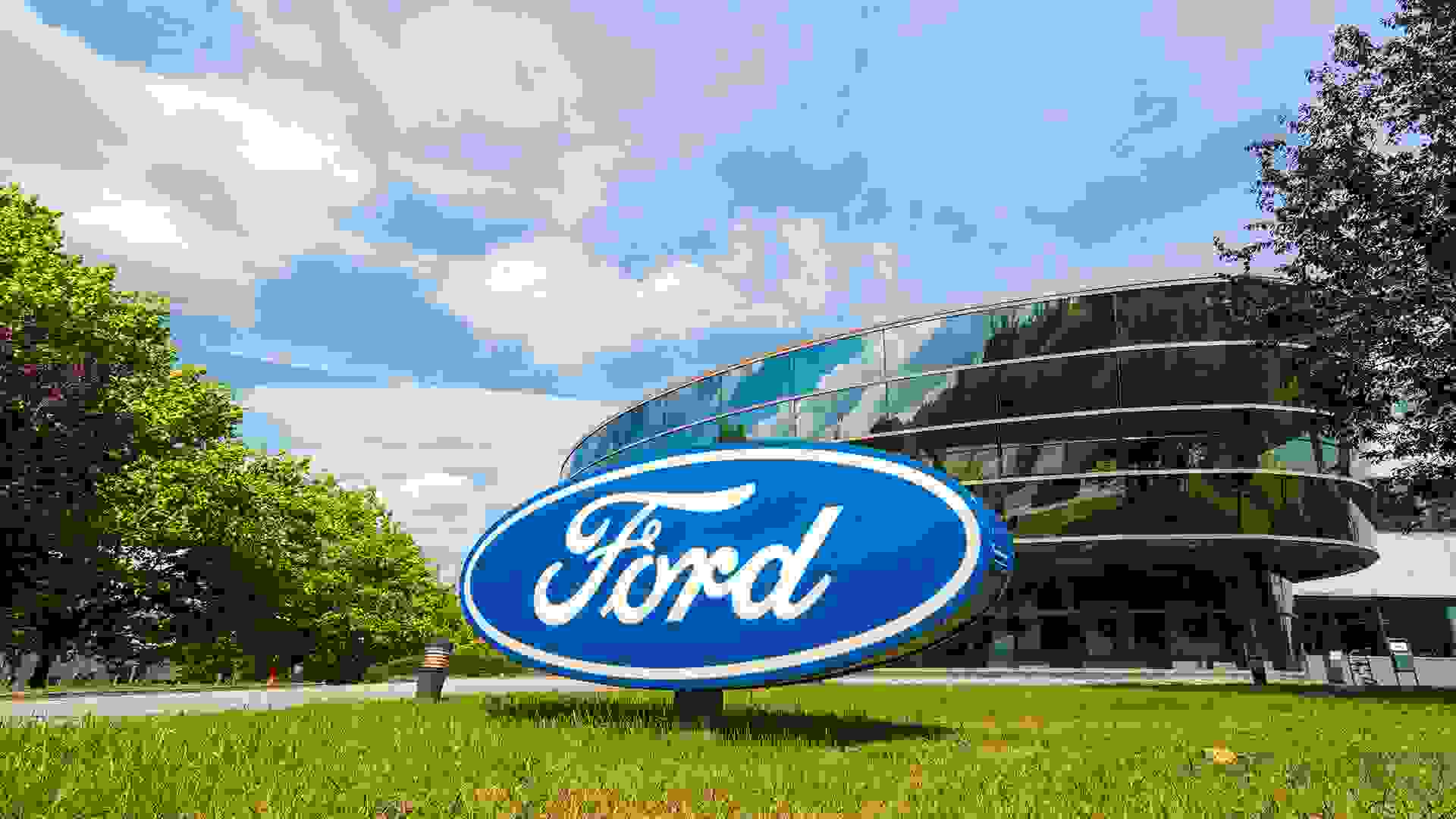 Ford Motor Company sign logo