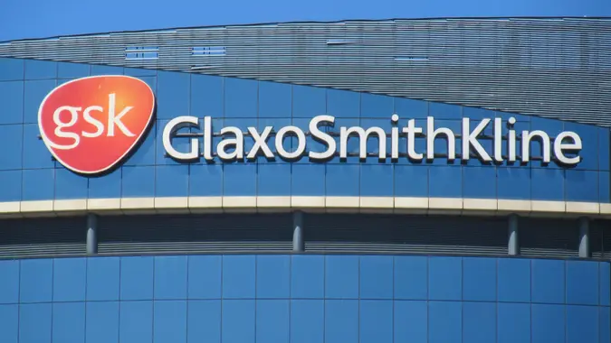 LONDON- JUNE, 2018: The GlaxoSmithKline headquarters building in Brentford, west London.
