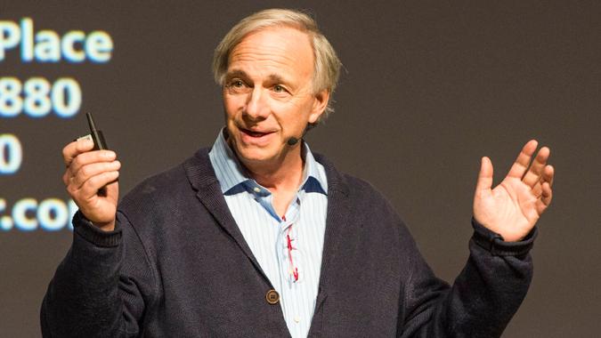 Ray Dalio speaking at Summit LA18 in Los Angeles