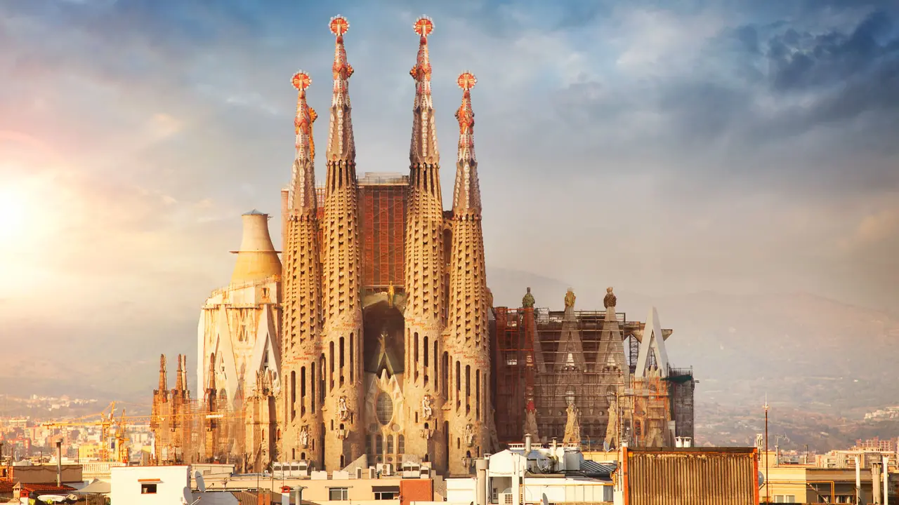 Sagrada Familia Cathedral in Barcelona.