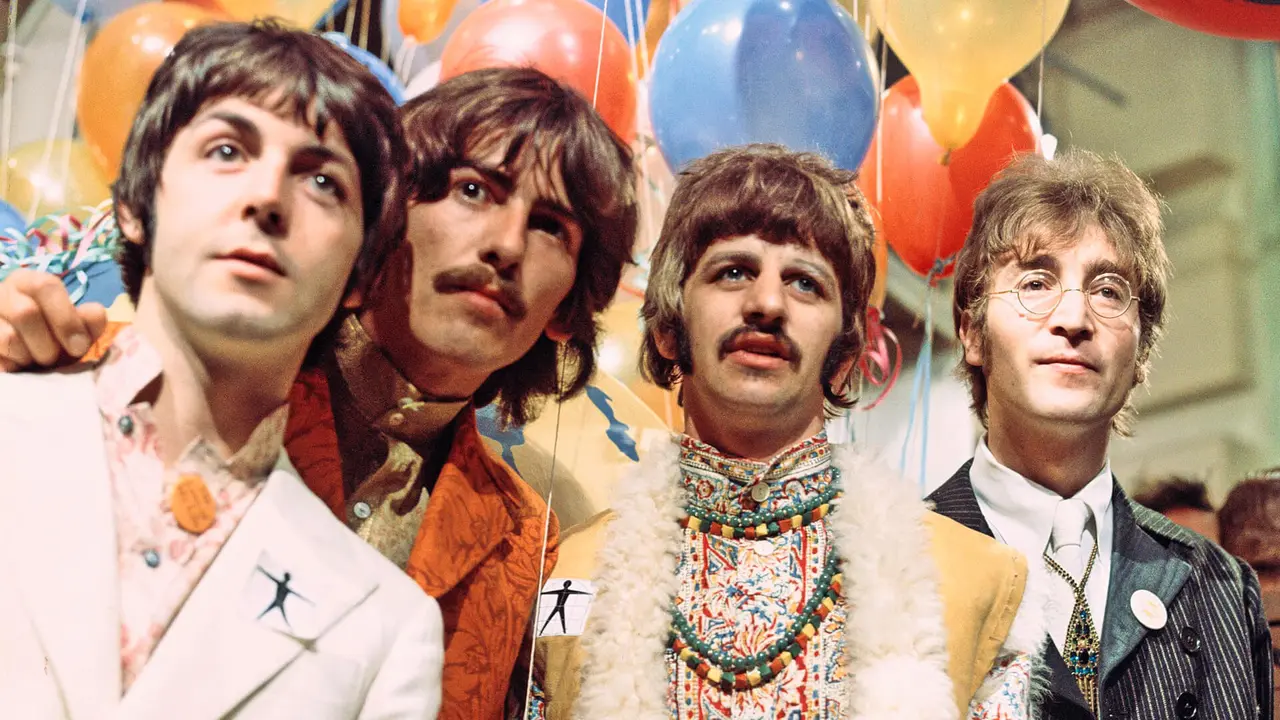 Mandatory Credit: Photo by David Magnus/REX/Shutterstock (20092h)The Beatles - Paul McCartney, George Harrison, Ringo Starr and John LennonVarious - 1967.