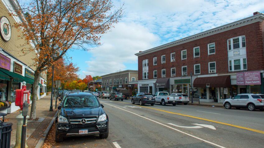 Wellesley, MA, USA - OCT.