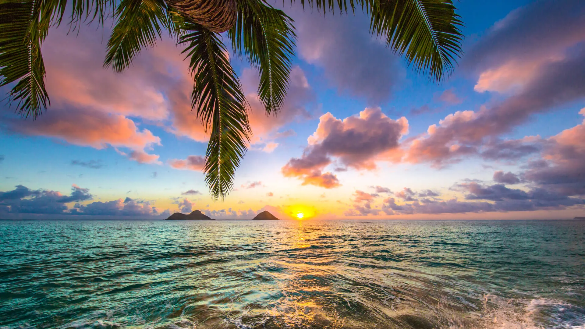 Beautiful Lanikai, Kailua Sunrise in Hawaii