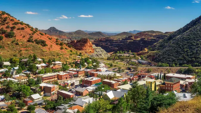 Bisbee and surrounding Mule Mountains, Arizona