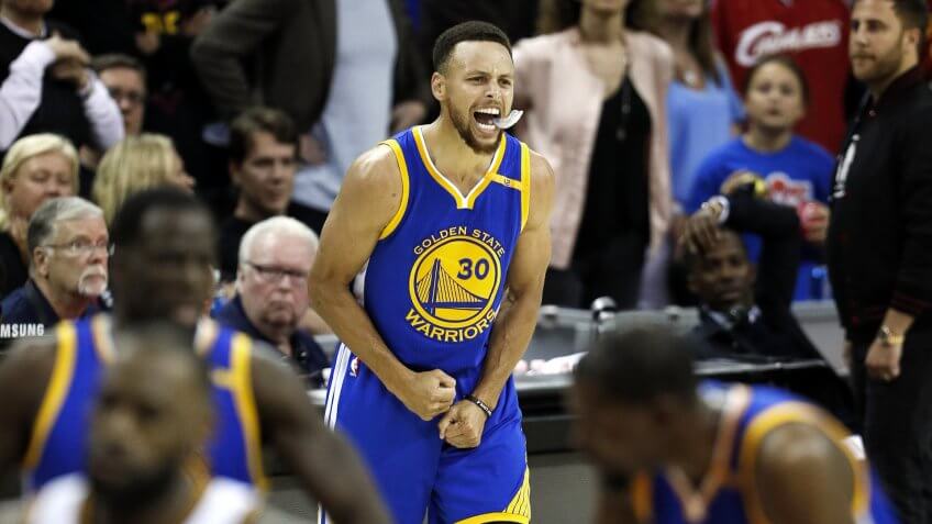Golden State Warriors player Stephen Curry