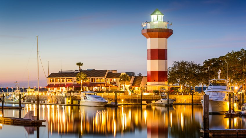 Hilton Head, South Carolina, USA lighthouse
