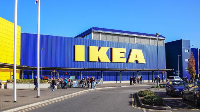 London, UK – November 19, 2011:  Ikea furniture retail store in Brent Park Wembley.