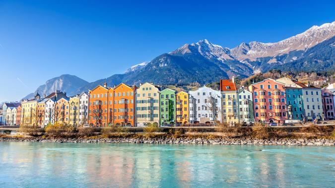 Innsbruck cityscape, Austria.