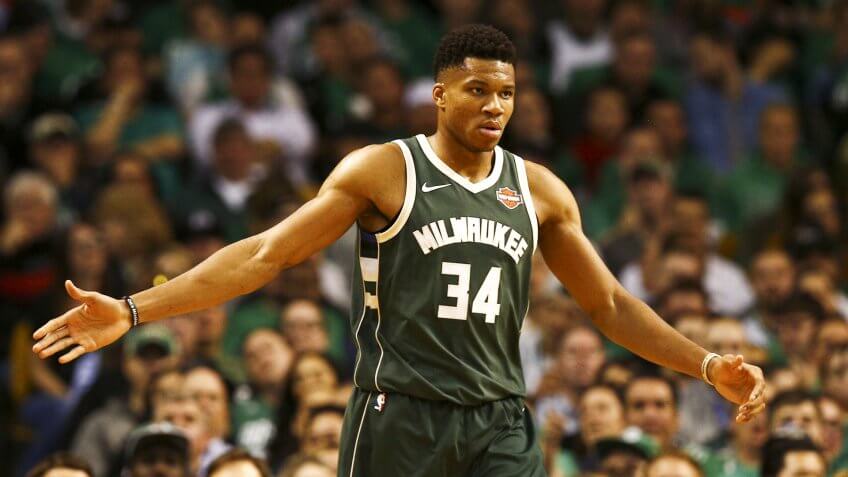 Milwaukee Bucks Giannis Antetokounmpo