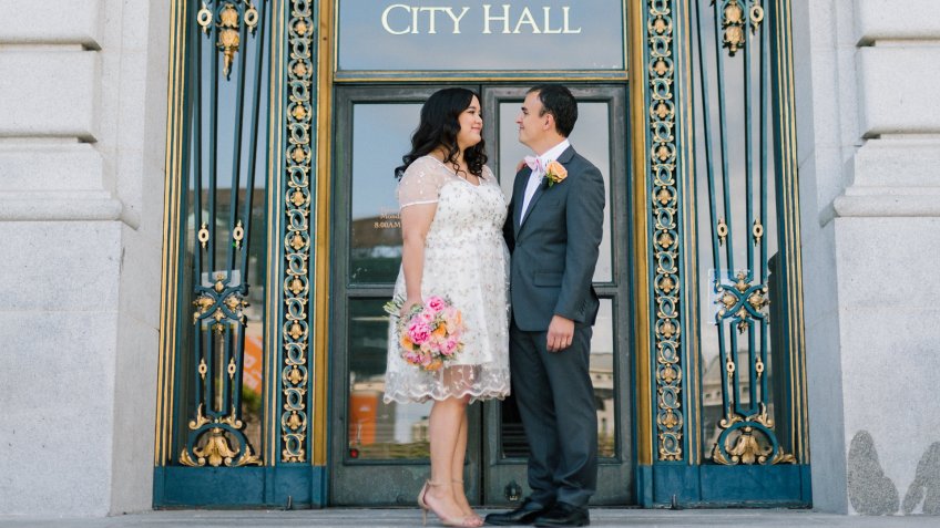 San Francisco City Hall wedding ceremony