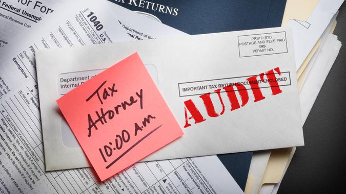 Tax Audit Notice envelope