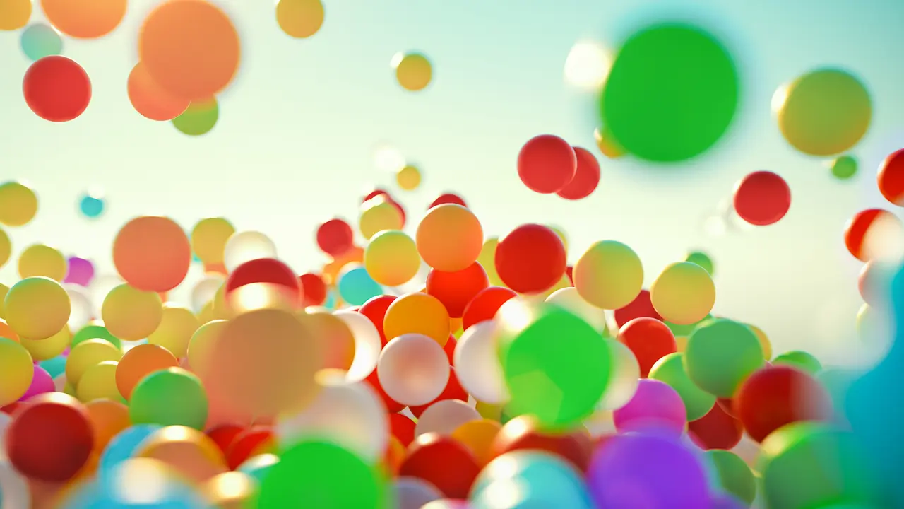 bouncing balls on the ground